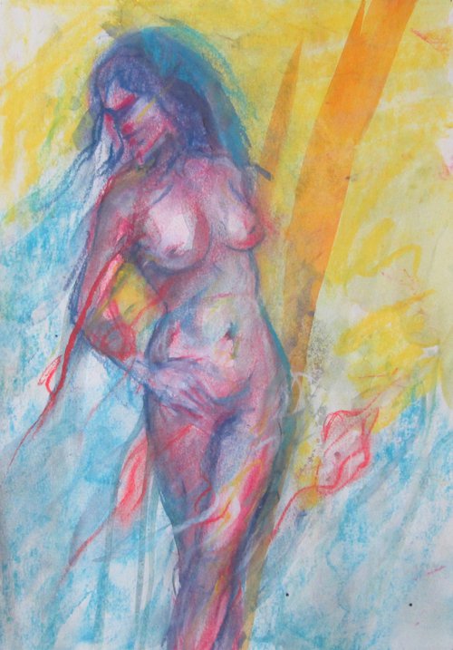 Figure-Nude Standing by Gerry Miller