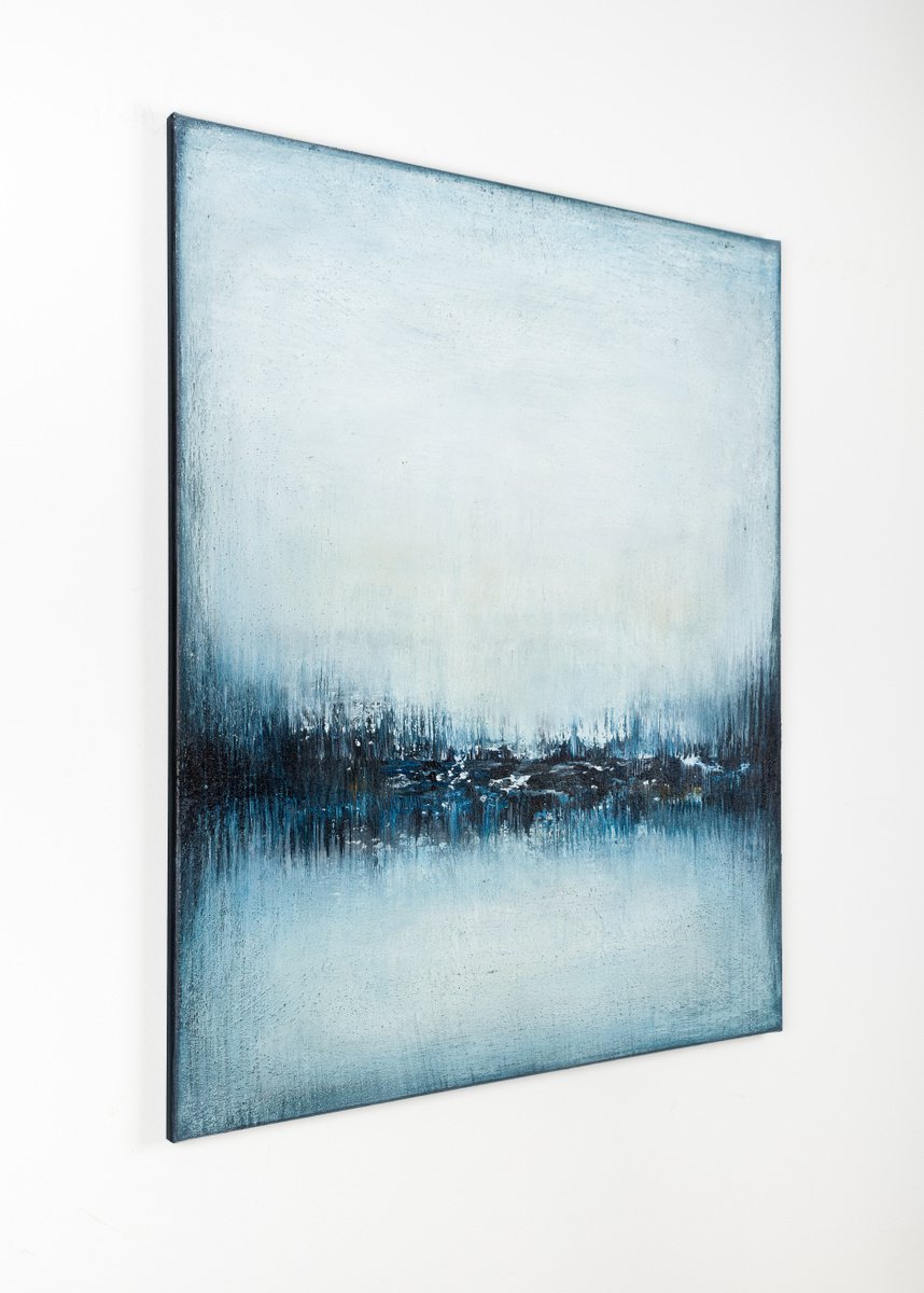 Abstract Acrylic Painting By Radek Smach, 31 X 39", Hc558, Original Artwork