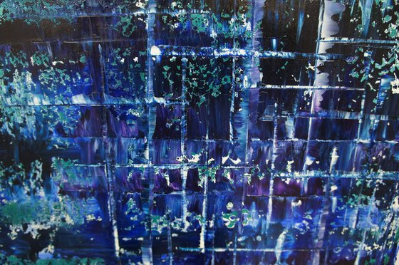 Frozen Grid (80 x 100 cm) (32 x 40 inches) XL oil