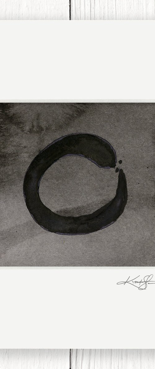 Enso Zen Circle 15 by Kathy Morton Stanion