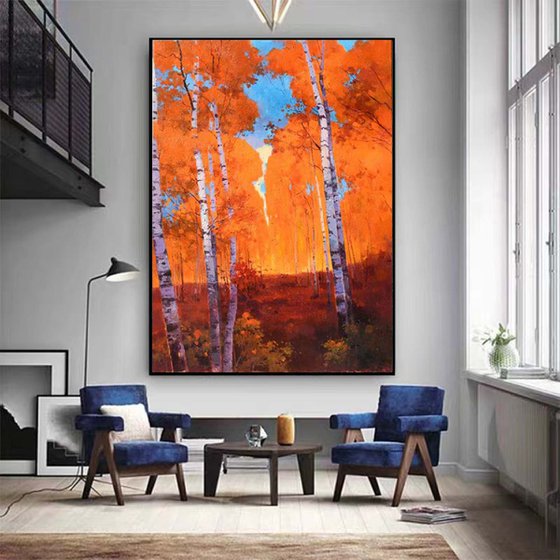 Birch trees forrest 080