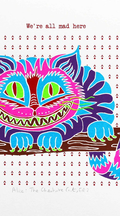 Cheshire cat II by Liz Whiteman Smith