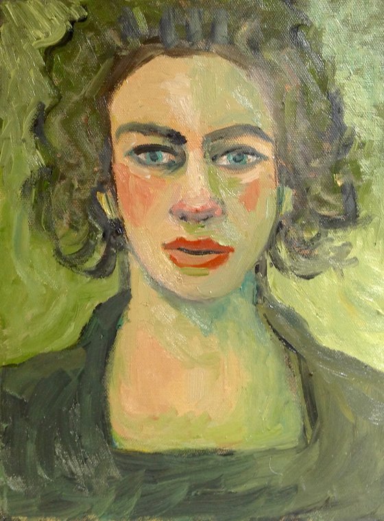 portrait of a young woman