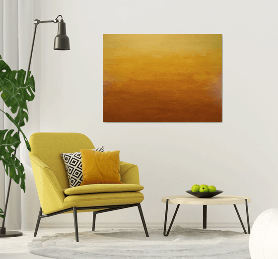 Sun Gold - Modern Abstract