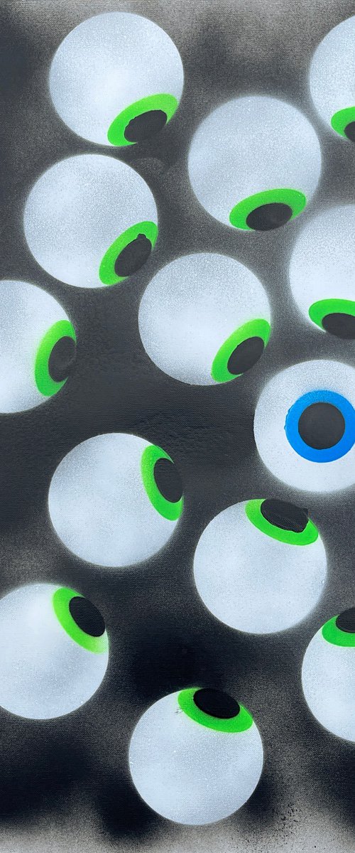 Ju-Ju Eyeballs (blue eye) by Dex