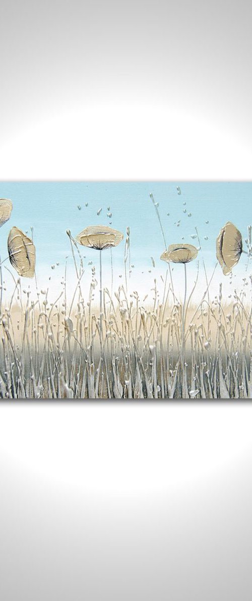 Heavenly Blue Landscape by Carol Wood