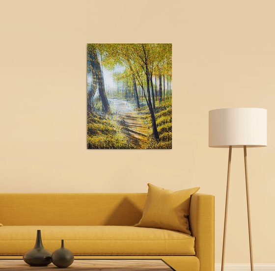 Light Through Autumn Trees