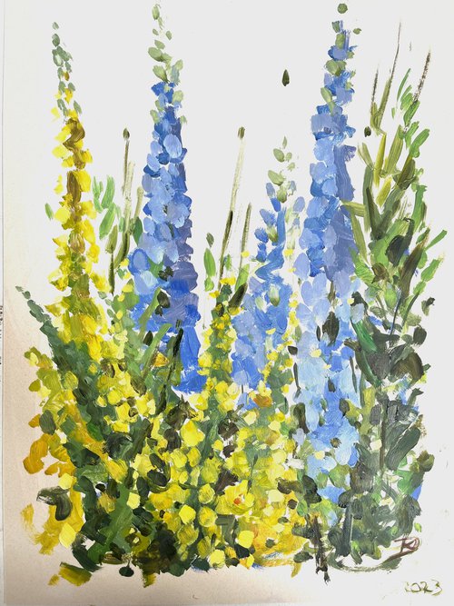 Flower study 2 by Kerry Lisa Davies