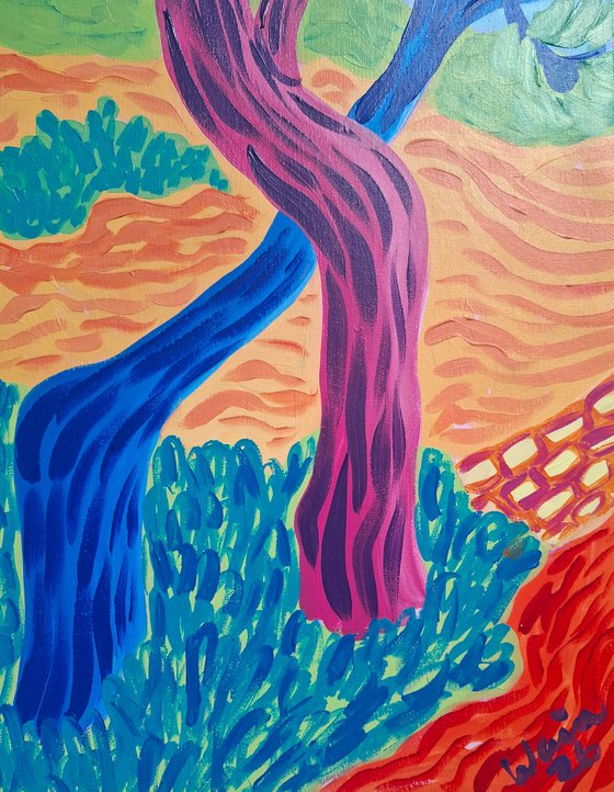 The Radiant Warmth of the Mediterranean Pines