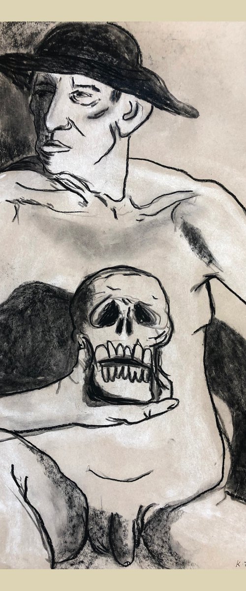 Robin and a Skull by Katya Timoshenko