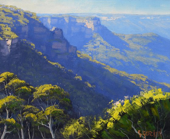 Blue Mountains Australian landscape