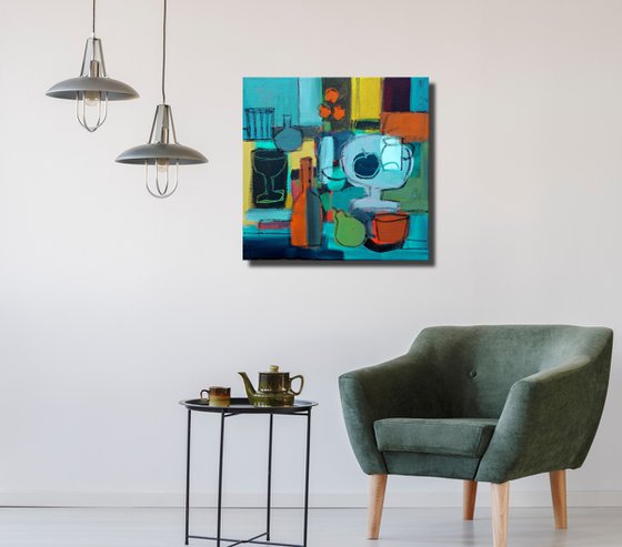 Interior with a White Jug VI