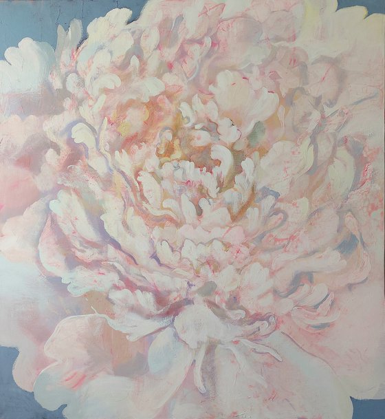 Large Peony Painting ‘’Heart’’