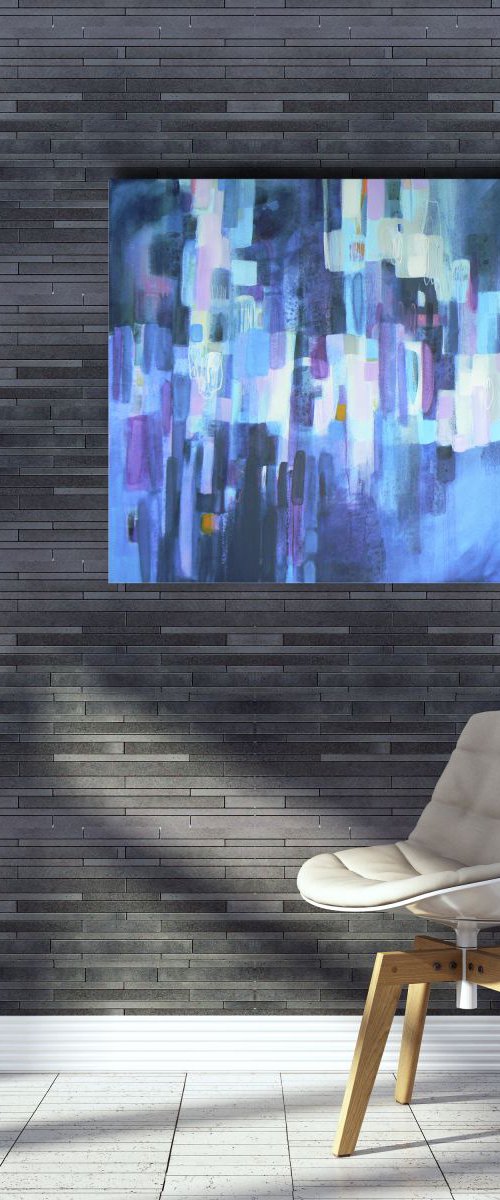Urban blue by Carolynne Coulson