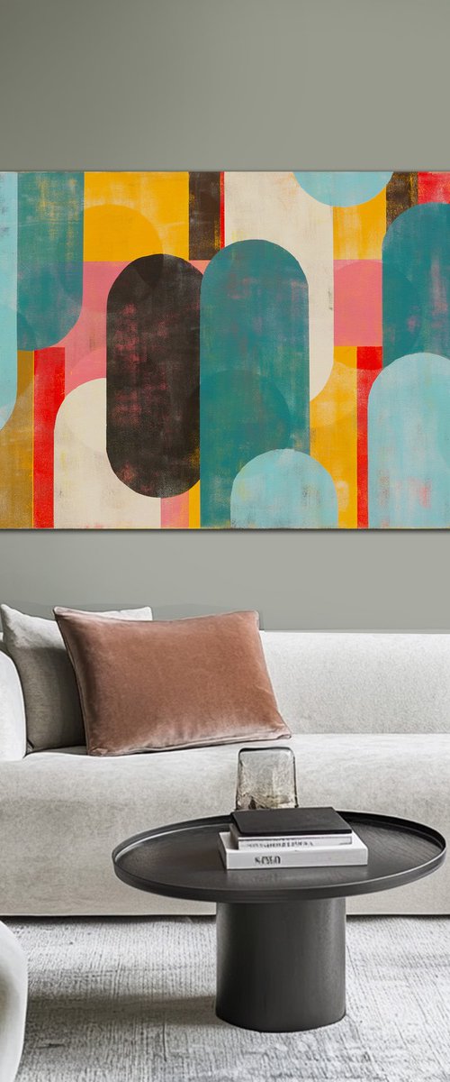 Traffic Pink Landscape by Ronald Hunter