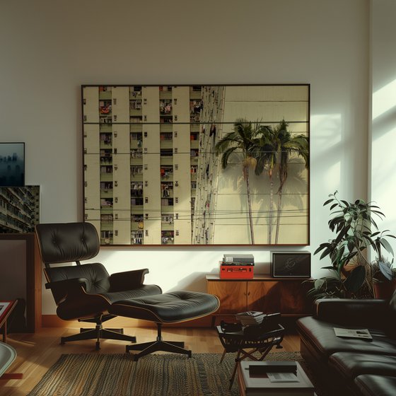 Concrete, Palm Trees and Power Lines