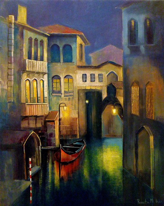 " Evening in Venice "