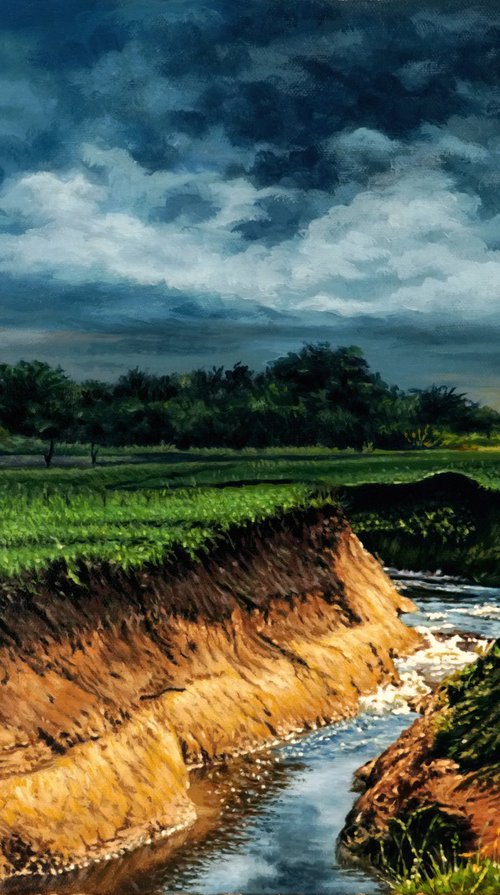 Flow of a Dusk by K Shaji