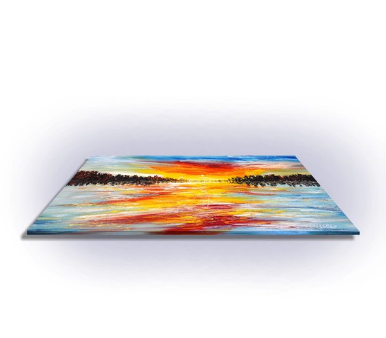 Romantic Evening Lake C 1