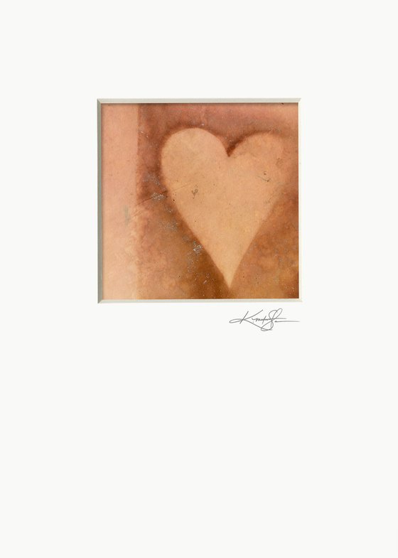 Love Unfolding Collection 1 - 3 Heart Paintings by Kathy Morton Stanion
