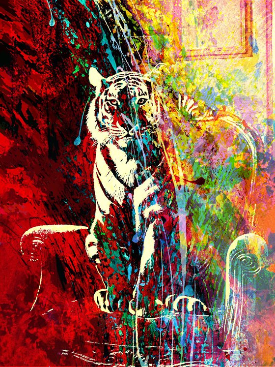 Tiger in Chair