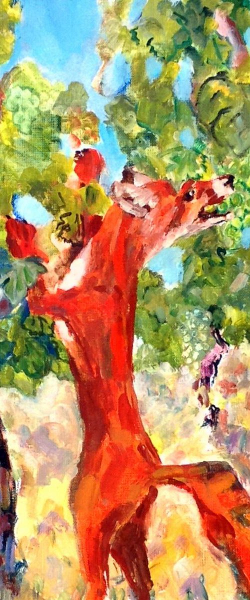 Le Renard dans les Vignes	     Fox in the Vines by Chris Walker