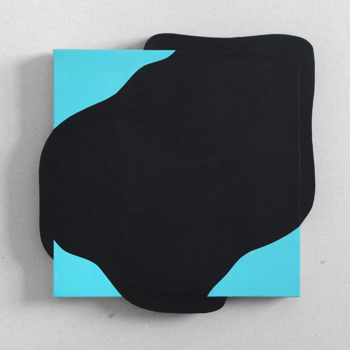 Abstract Acrylic Painting By Martin Singer, 13 X 13", Cfn-17, Original Artwork