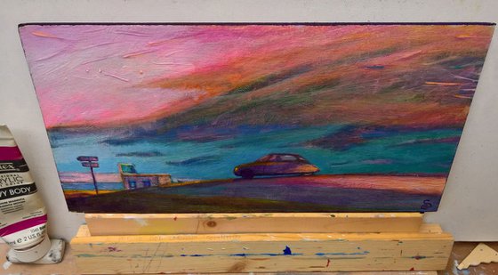 TOWARD THE QUIET - ( 15 x 30 cm )