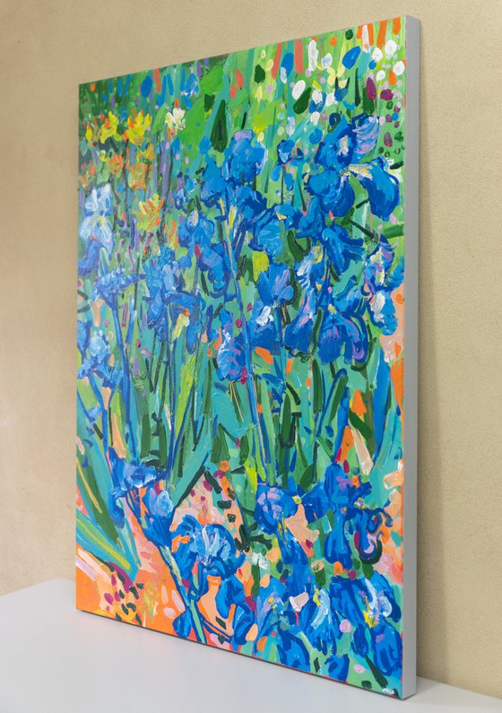 Vincent's Blue Irises 2