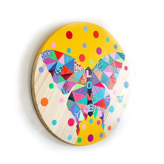 Yolia – Original Painting on wood panel