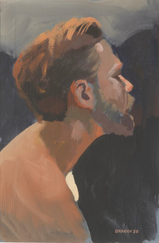Male head study