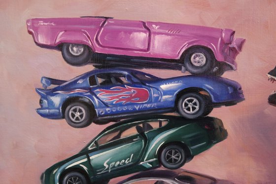 "Dinosaur vs. Dream Cars"