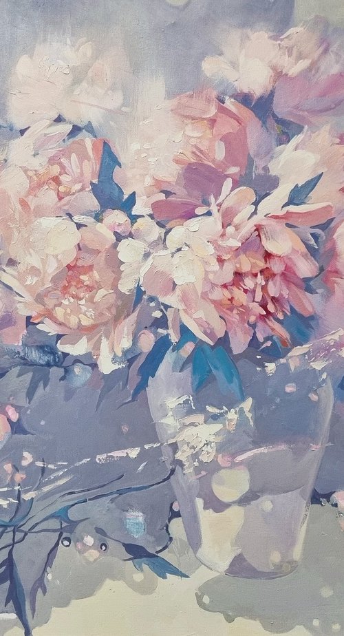 Peonies by Natalia Yampolskaia