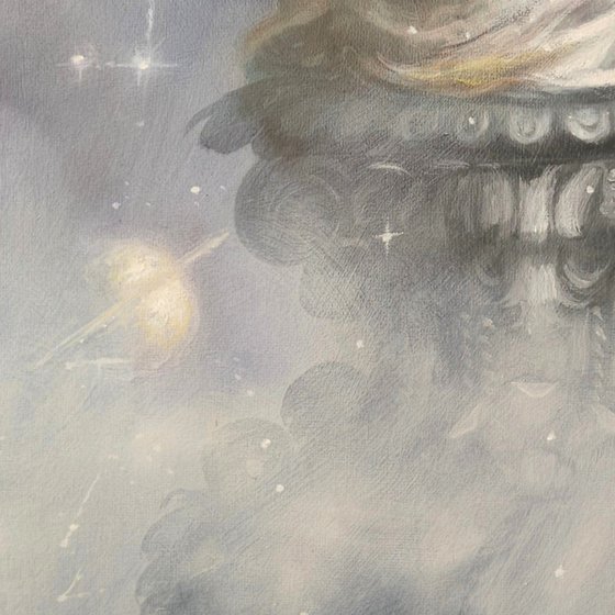 Gloriana, Celestial Realism Oil Painting