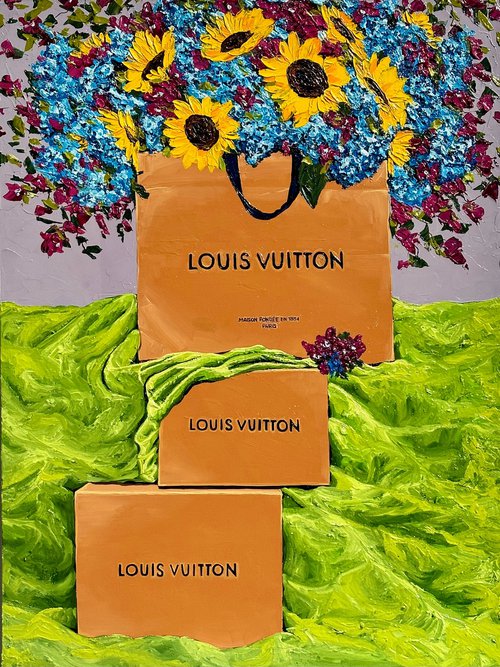 Louis Vuitton Mood, Painting by Anna Polani