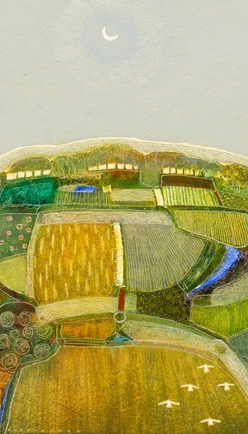 As the June light turns to moonlight #2 by Rob   van Hoek
