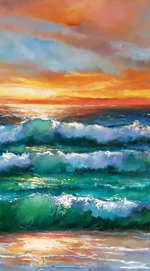 Strings of the sea by Olga Egorov
