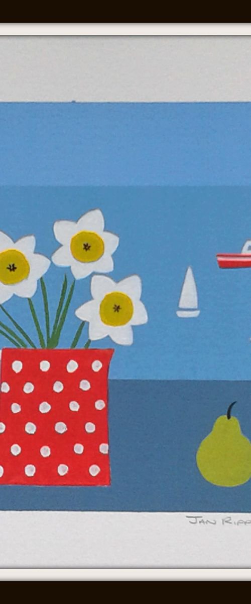 The Red Boat II by Jan Rippingham