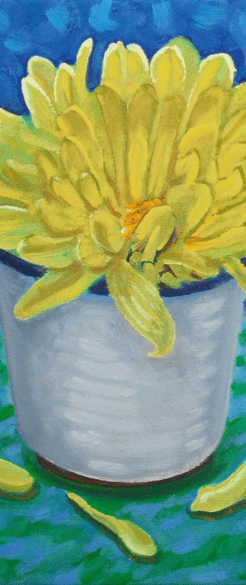 Single Chrysanthemum by Richard Gibson