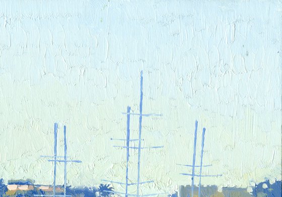 Yachts in the port of Mandraki