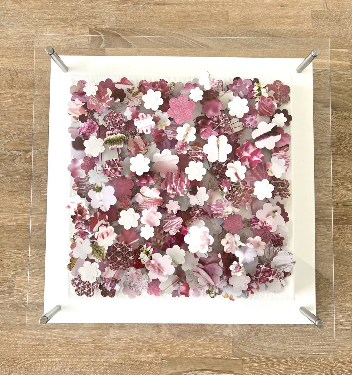 Urban And Pop Sculpture , Rose & Rouge By Angelika Millmaker, 20 X 20, Artwork For Sale On Artfinder