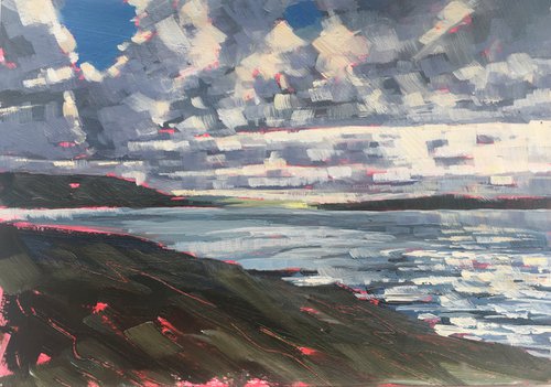 The Camel Estuary, North Cornwall by Louise Gillard