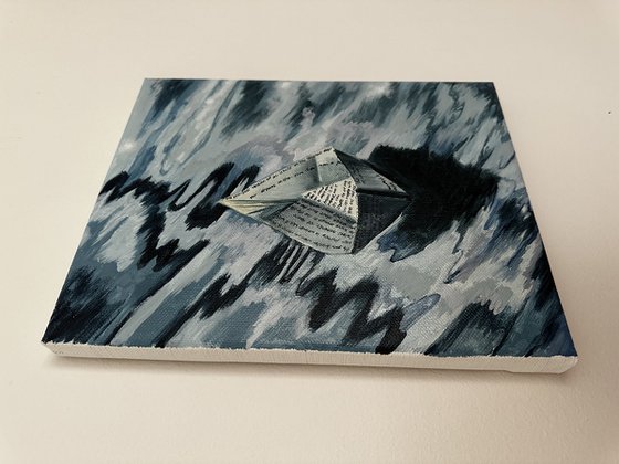 Paper boat of thoughts