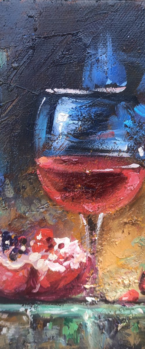 Wine and Pomegranate Harmony by Narek Qochunc