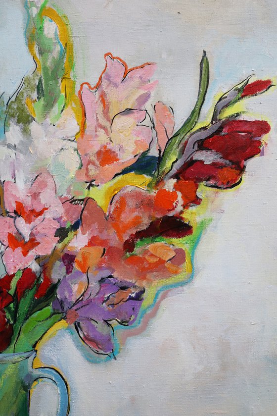 Gladioluses