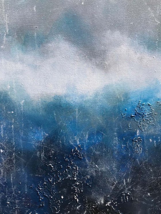 blues raw (100 x 80 cm) Dee Brown Artworks