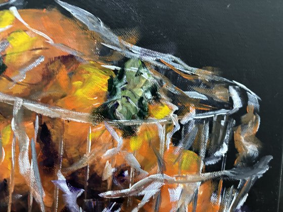 Persimmons in Plastic