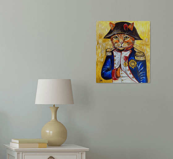 Ginger cat Napoleon Bonaparte