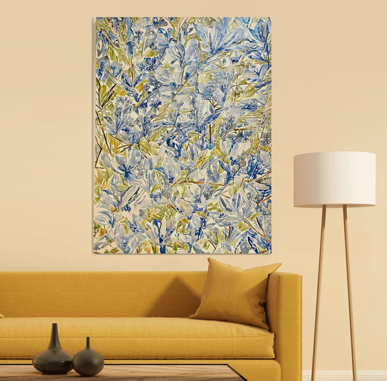 'Water Blue Flowers'