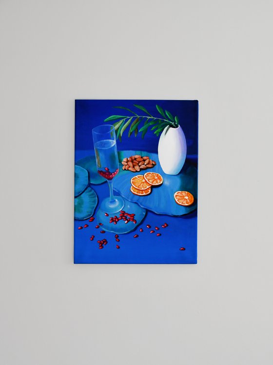 Blue still life